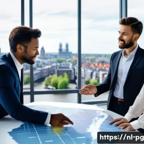 Home 25 BB 세일즈 프로세스 개선을 위한 고객 맞춤형 접근법 - **Prompt:** A diverse group of three business professionals, two men and one woman of varying ages a...